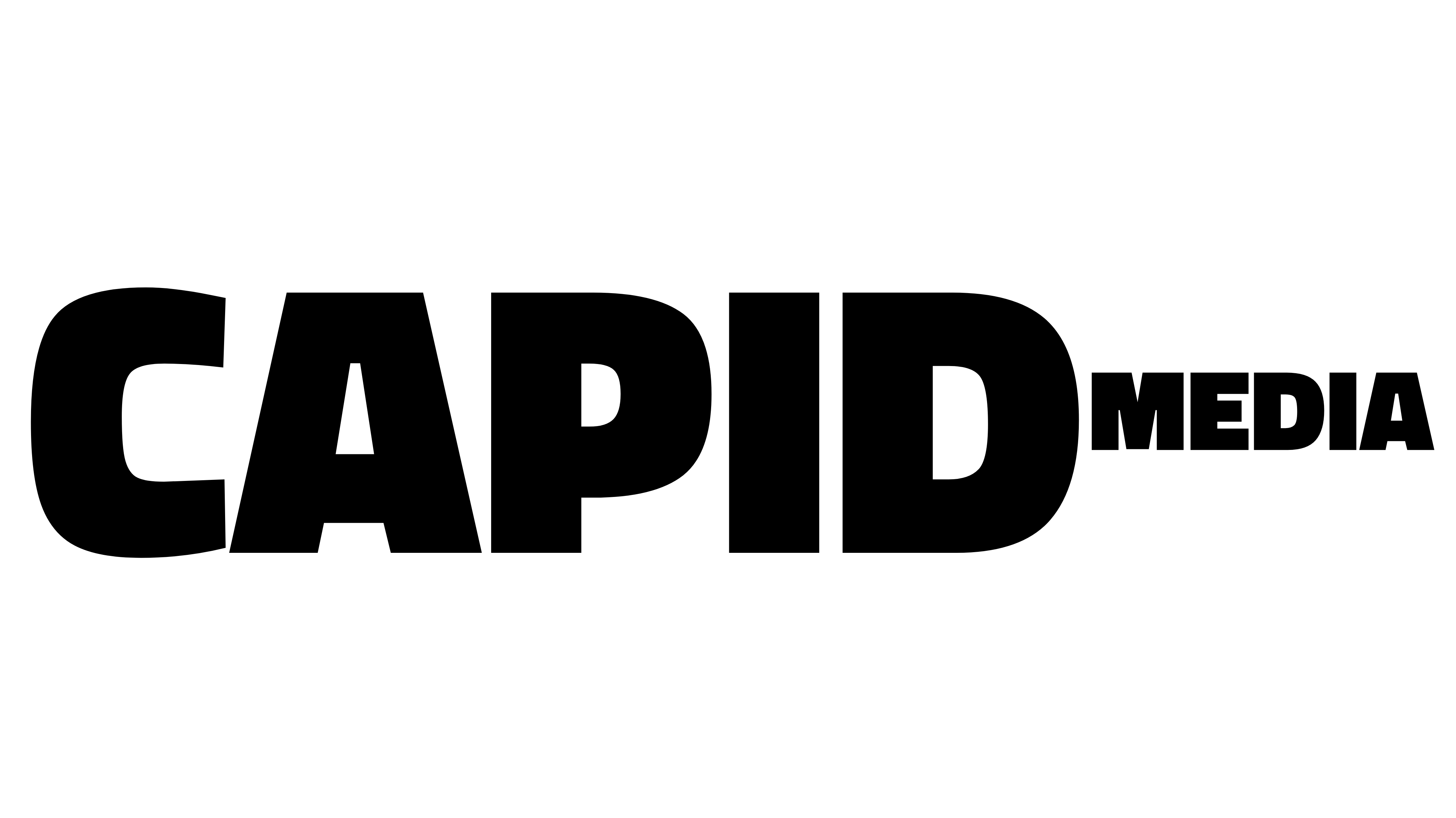 The image displays a logo for "CAPID MEDIA" in bold, black text.
